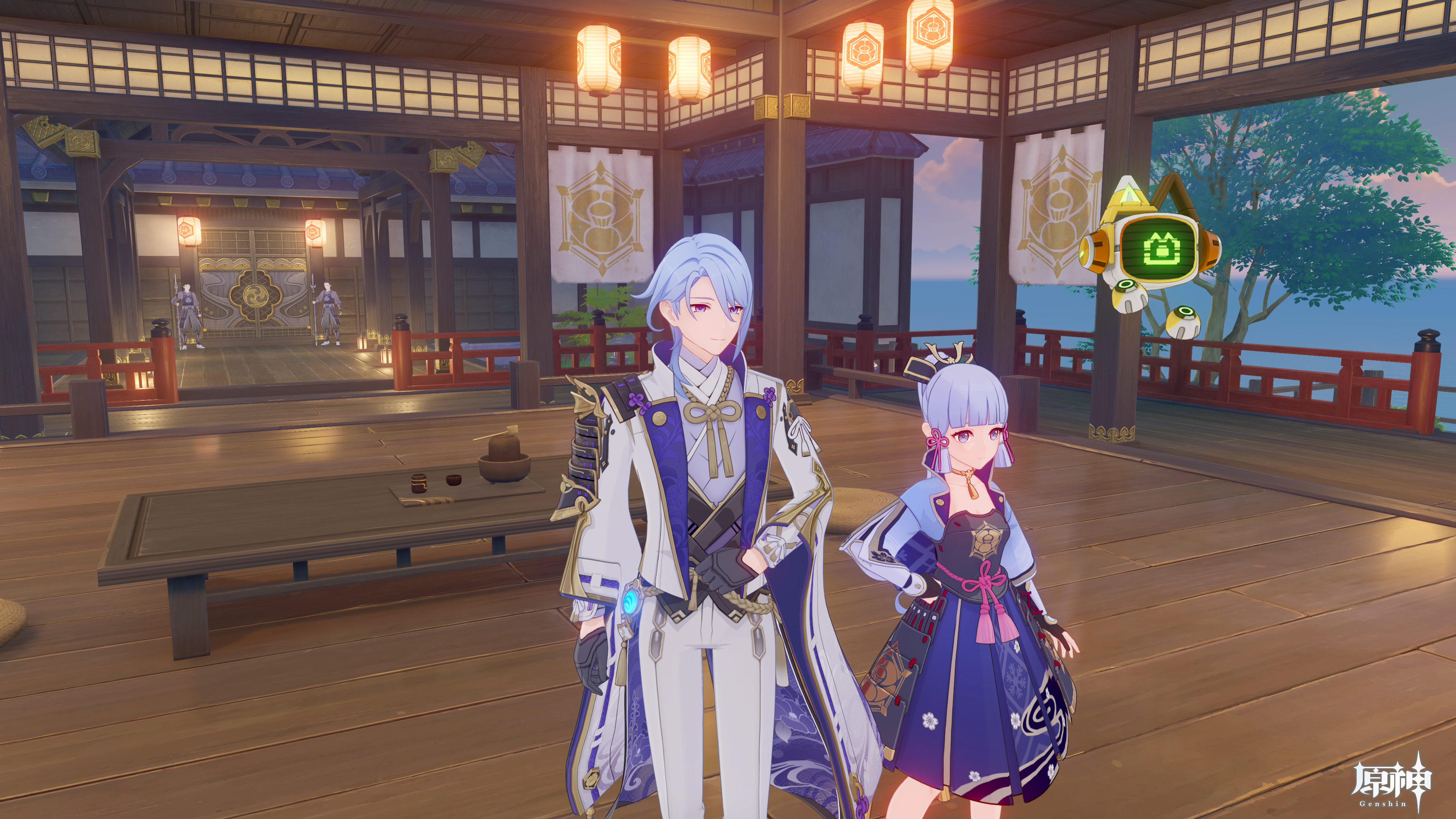 神里綾華、神里綾人 - 原神のゲーム内写真
